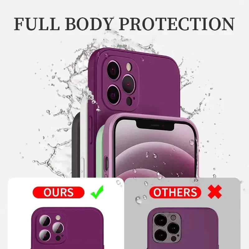 Silico Guard for iPhone 17 Air 16 15 14 13 11 12 17 Pro Max.