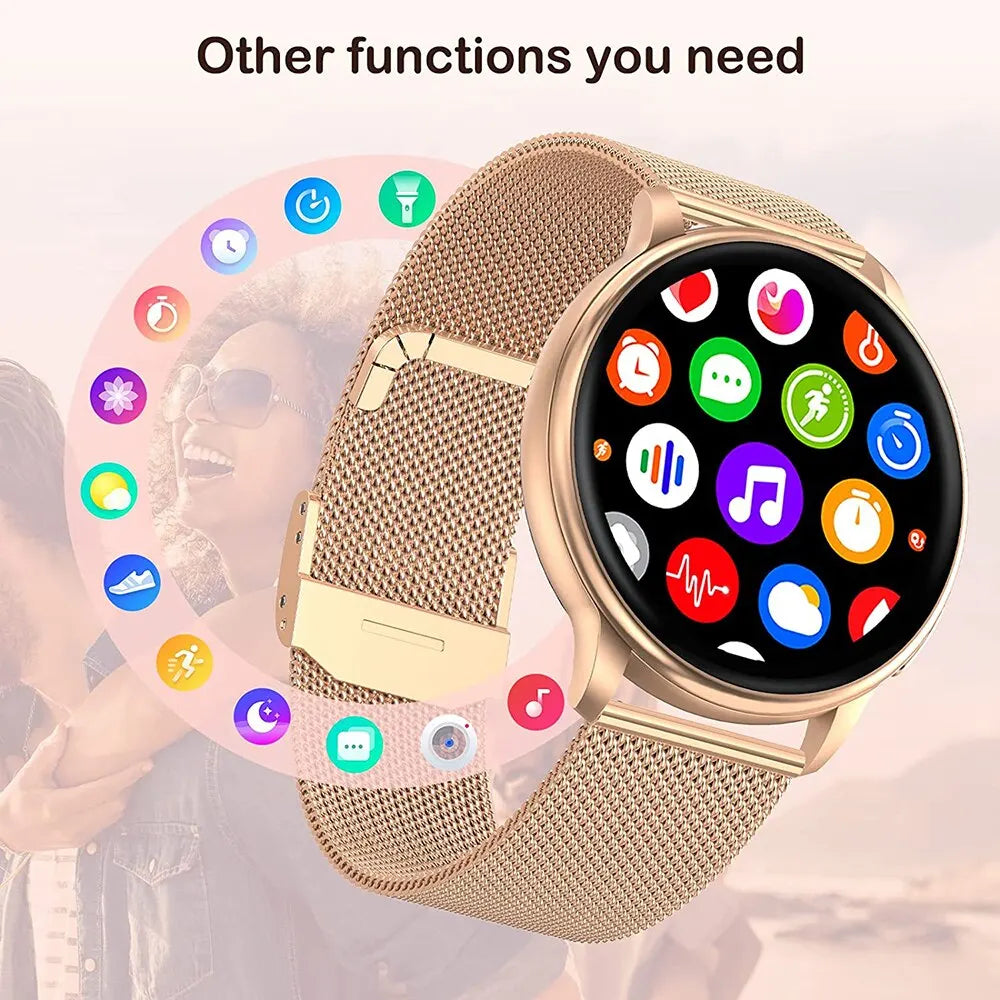 Style Track MEVADEN Bluetooth Call Smart Watch Women .