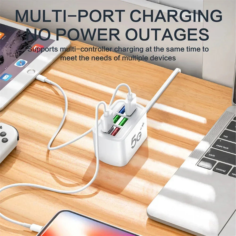 Universal Adapter Fast Quick Charging Head Socket Wall Charger Socket HUB Splitter
