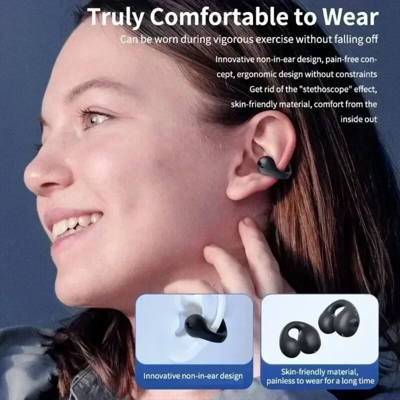 Hydro Beat Wireless Bluetooth 5.3 Headphones Sports Earphones HiFi Sound Quality Waterproof TWS Headset.