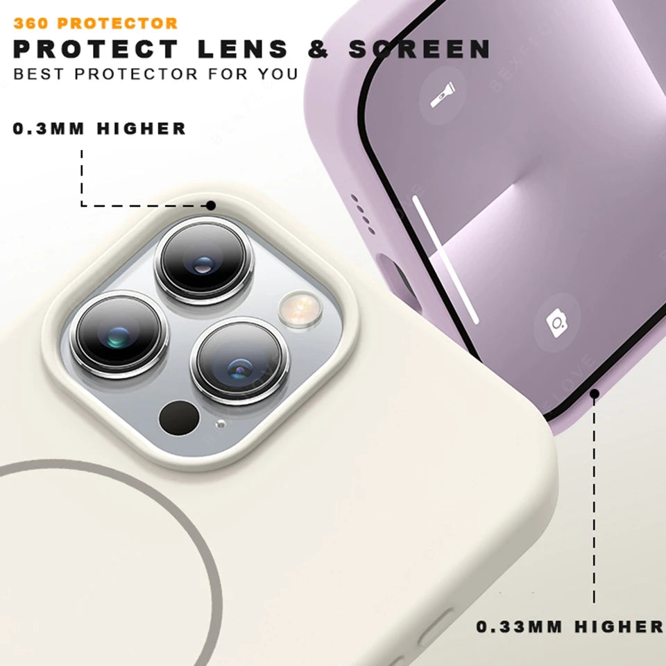 Magni Case For iPhone 15 14 16 Plus 11 12 13 16 Pro Max .