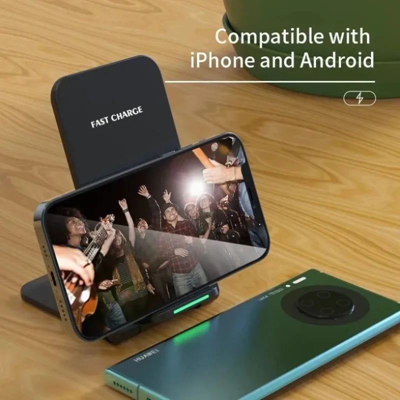 Zap Stand 30W Wireless Charger Stand Pad for iPhone, Samsung Xiaomi.