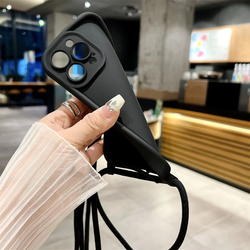 Cross Cover For iPhone 14 13 15 16 Pro Max