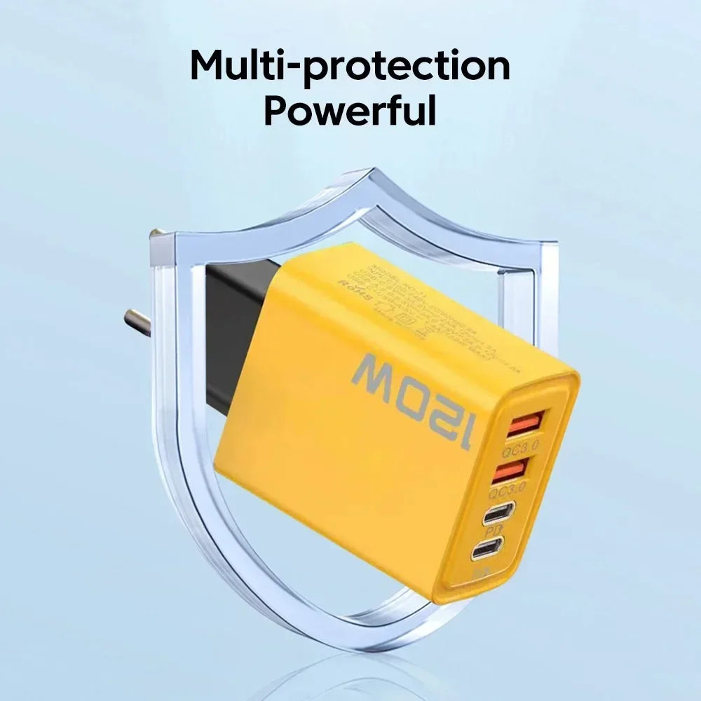 Quick Charge 3.0 Fast Charger Muti Total 120W .