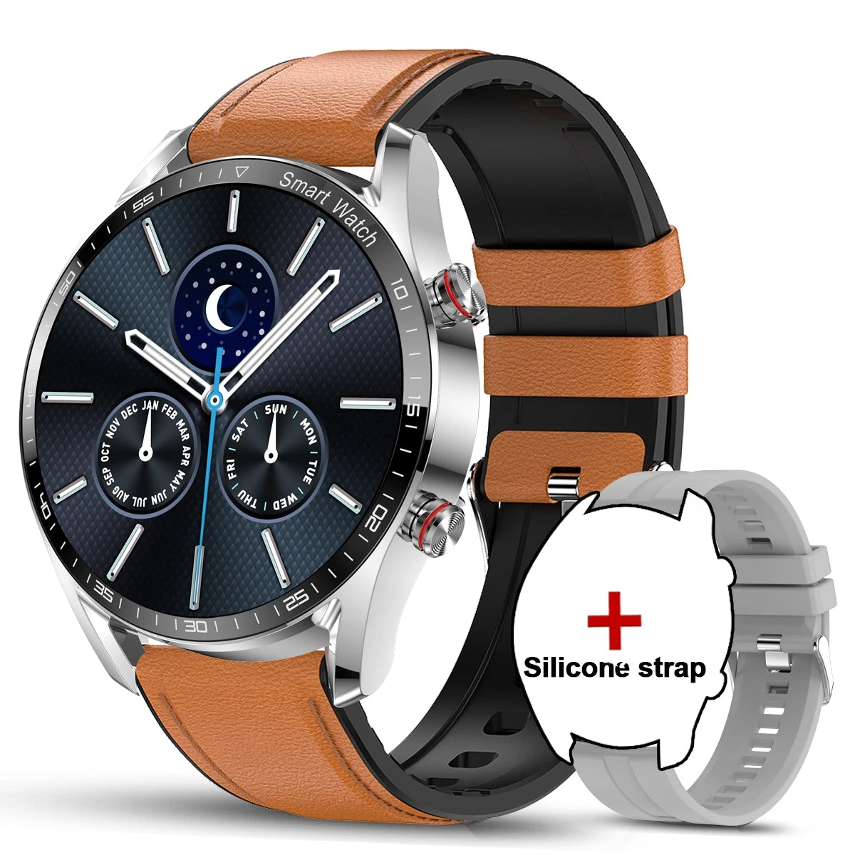 Smart Watch Men Multi-Sport Mode Heart Rate Health Monitoring Waterproof Business Smartwatch