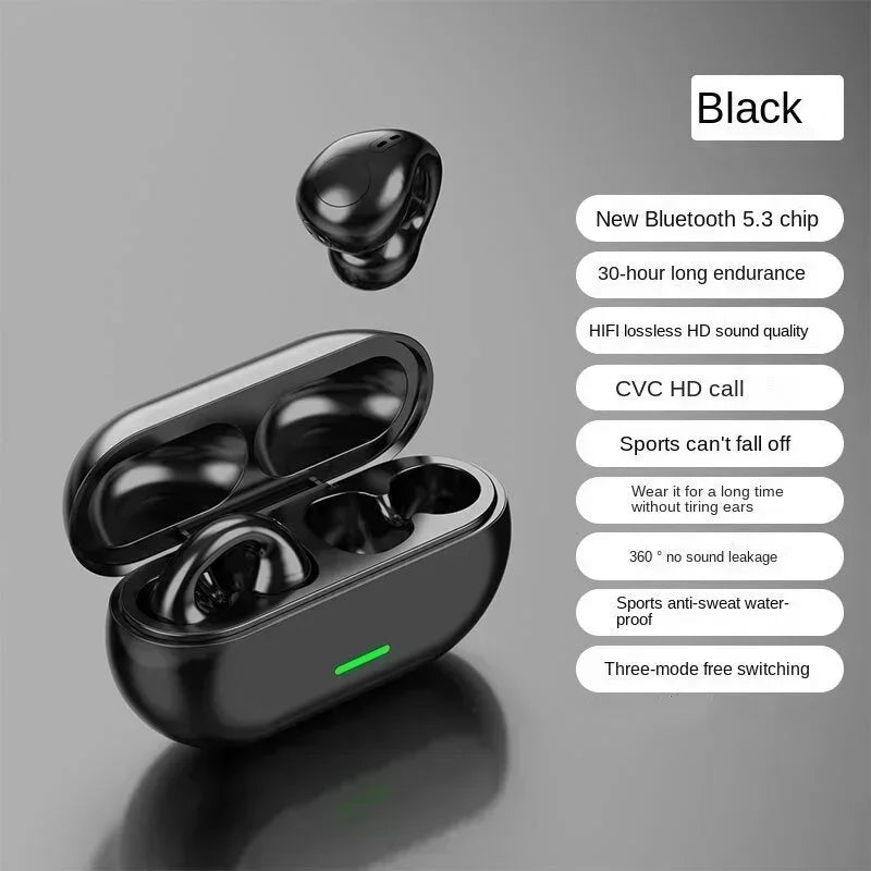 Hydro Beat Wireless Bluetooth 5.3 Headphones Sports Earphones HiFi Sound Quality Waterproof TWS Headset.