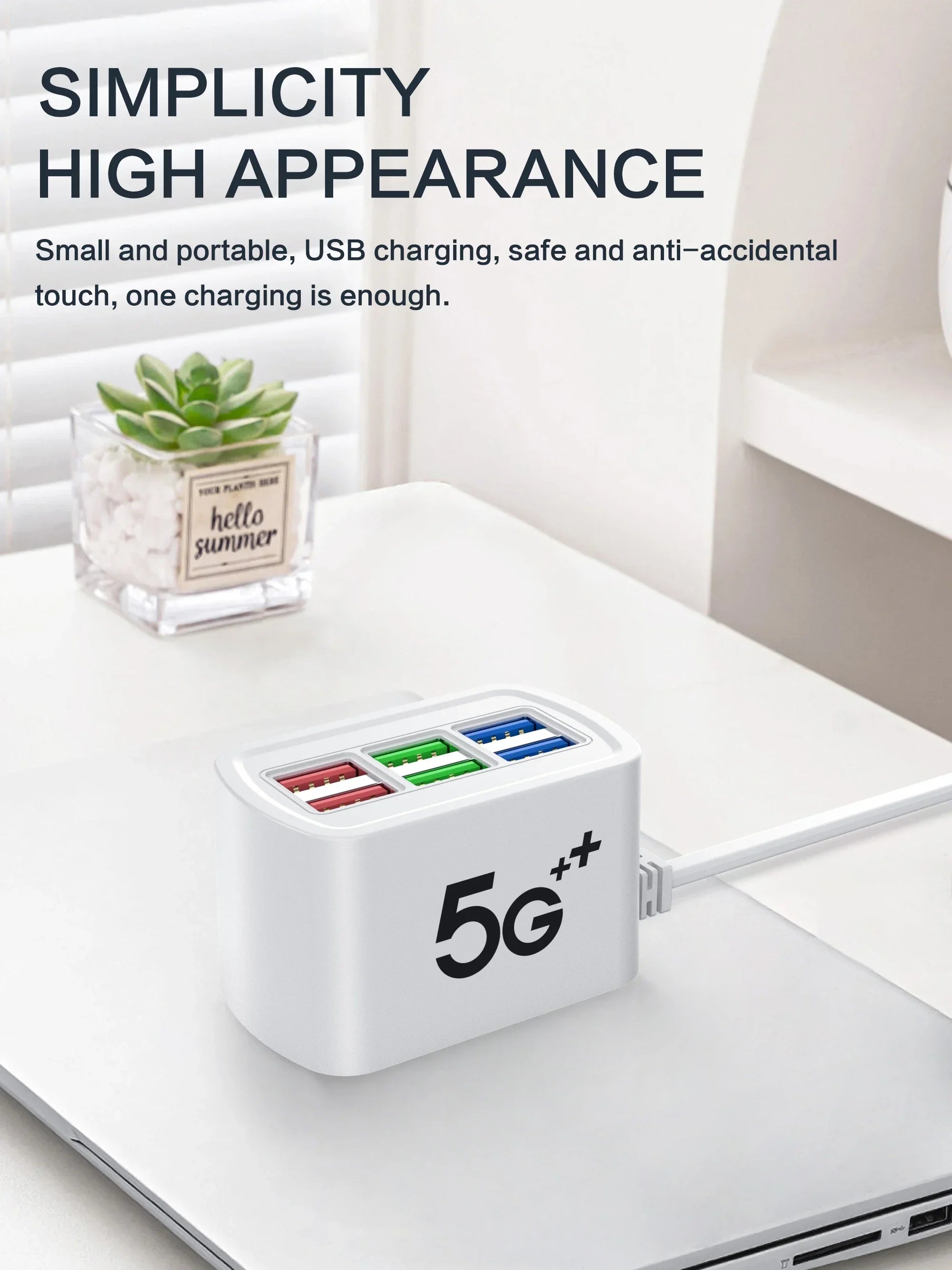 Universal Adapter Fast Quick Charging Head Socket Wall Charger Socket HUB Splitter