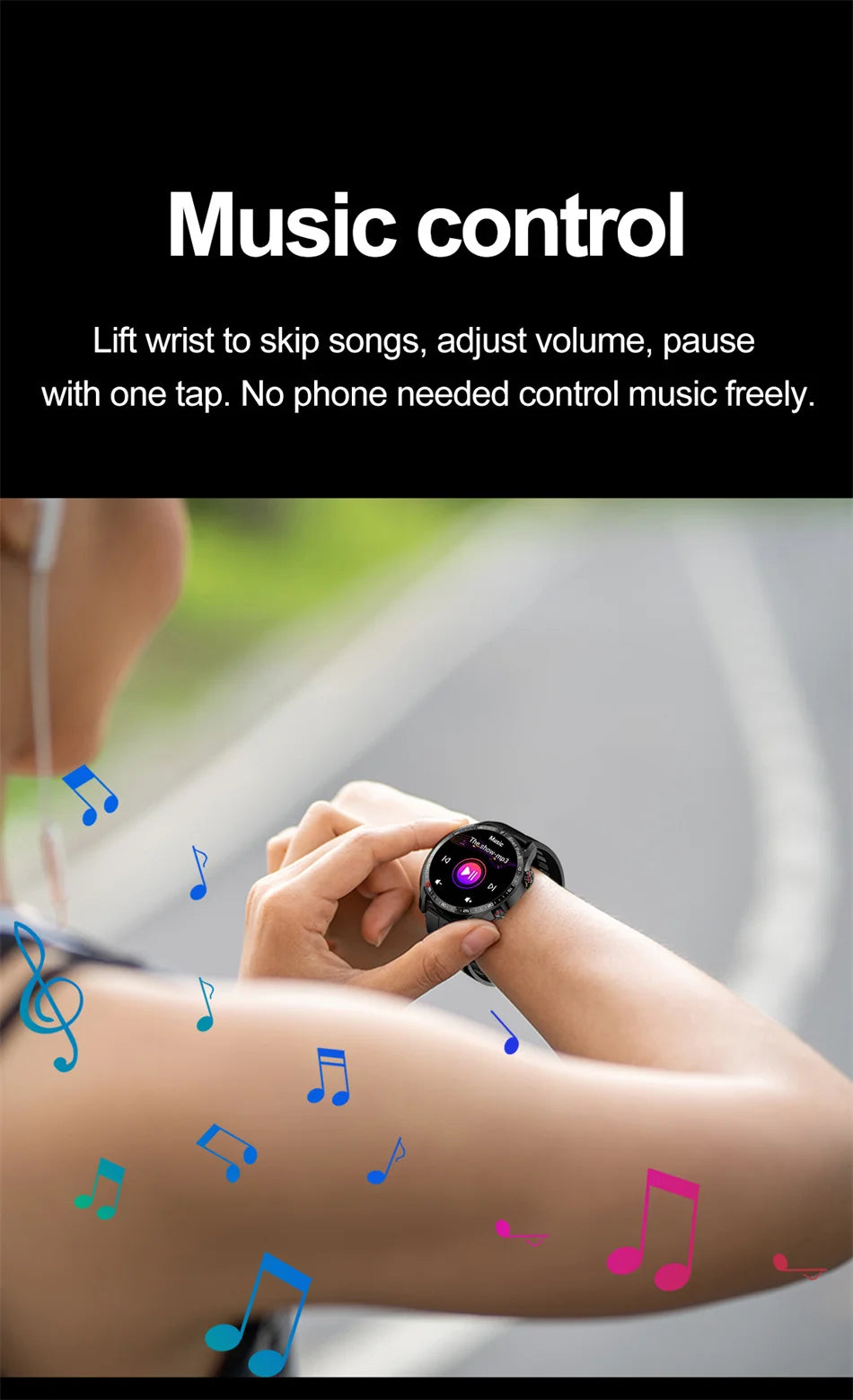 Smart Watch Men Multi-Sport Mode Heart Rate Health Monitoring Waterproof Business Smartwatch