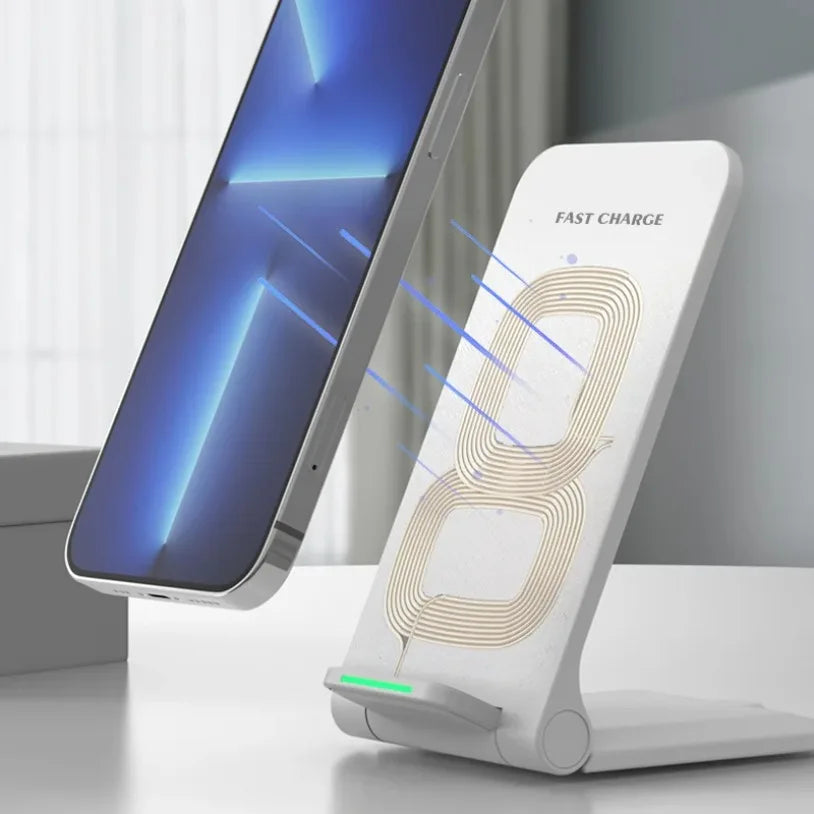 Zap Stand 30W Wireless Charger Stand Pad for iPhone, Samsung Xiaomi.