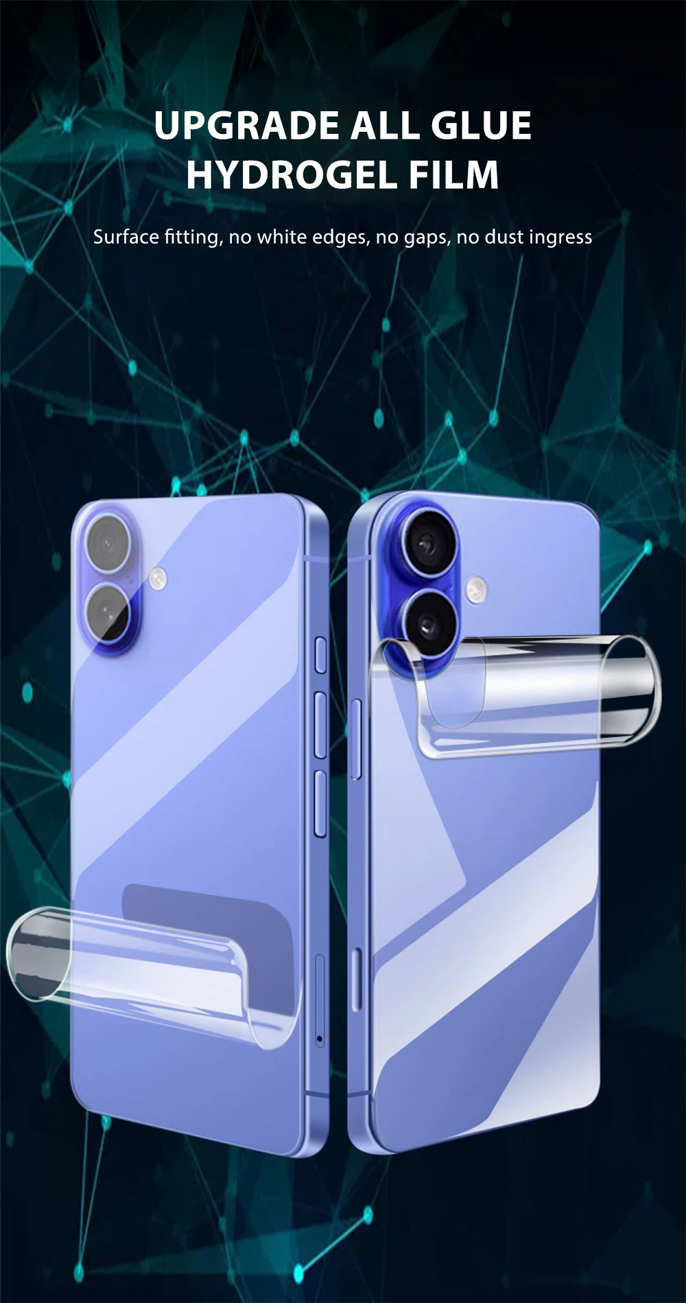 Back Hydrogel Film For iPhone 16 15 Pro Max