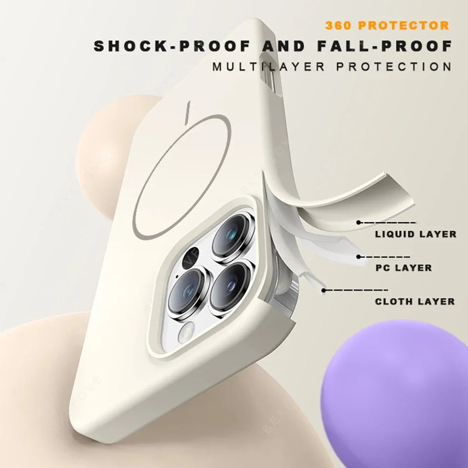 Magni Case For iPhone 15 14 16 Plus 11 12 13 16 Pro Max .