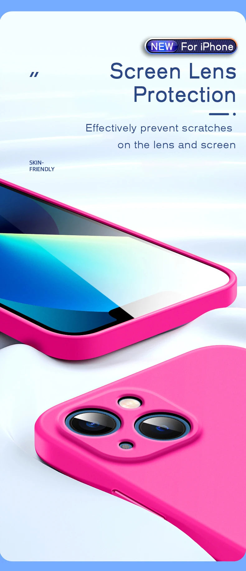 Silico Guard for iPhone 17 Air 16 15 14 13 11 12 17 Pro Max.