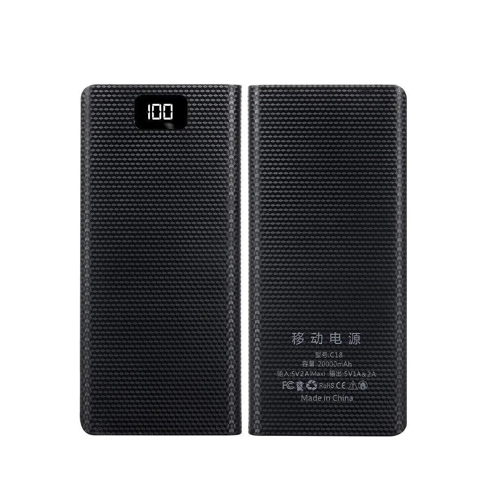 DIY 8*18650 Battery Power Bank Case Charge Storage Box 5V Dual USB Type C .