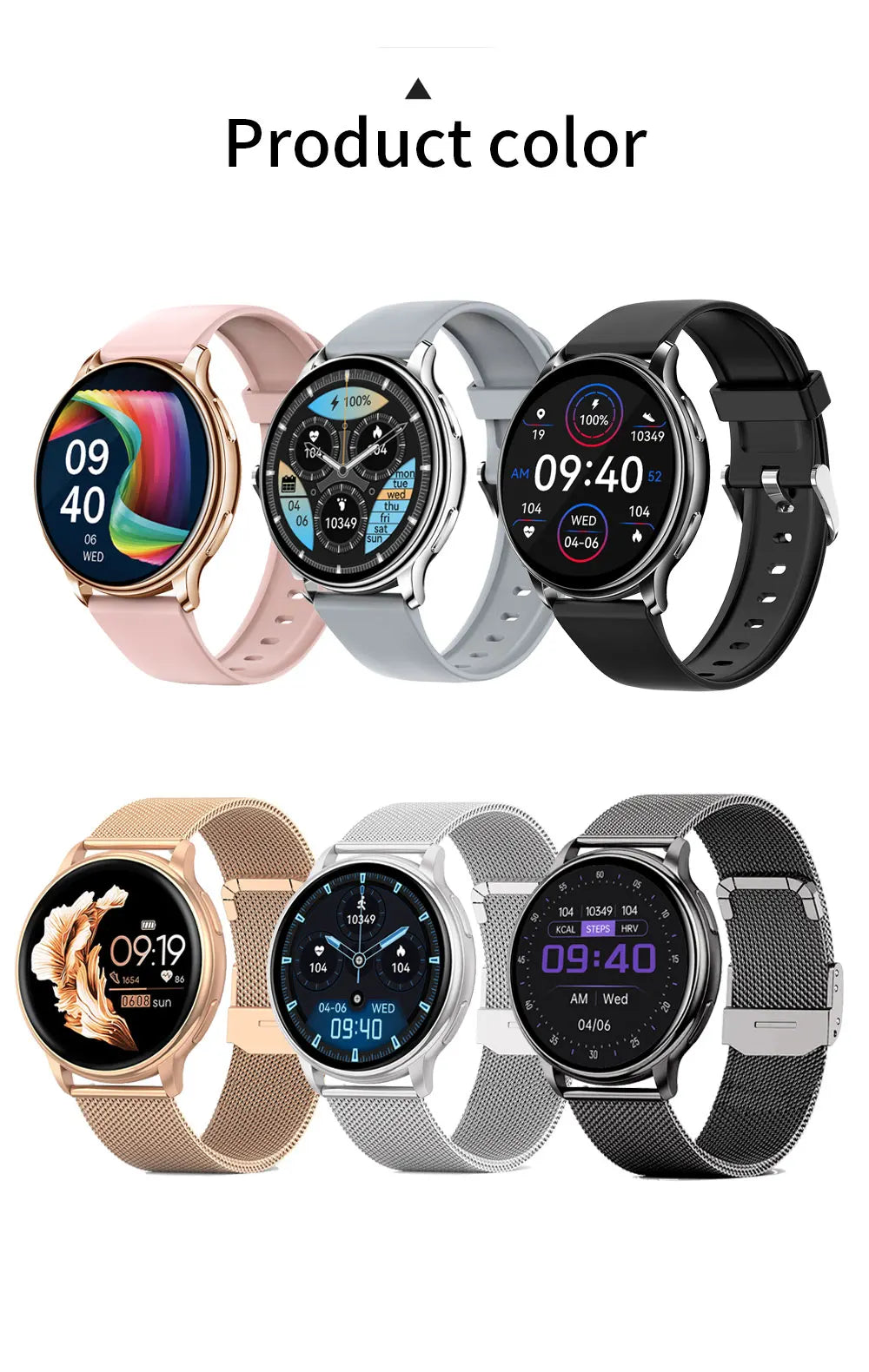 Style Track MEVADEN Bluetooth Call Smart Watch Women .