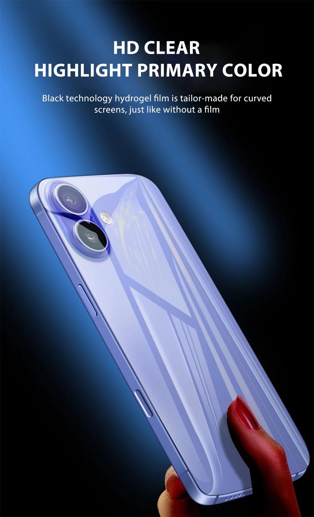 Back Hydrogel Film For iPhone 16 15 Pro Max
