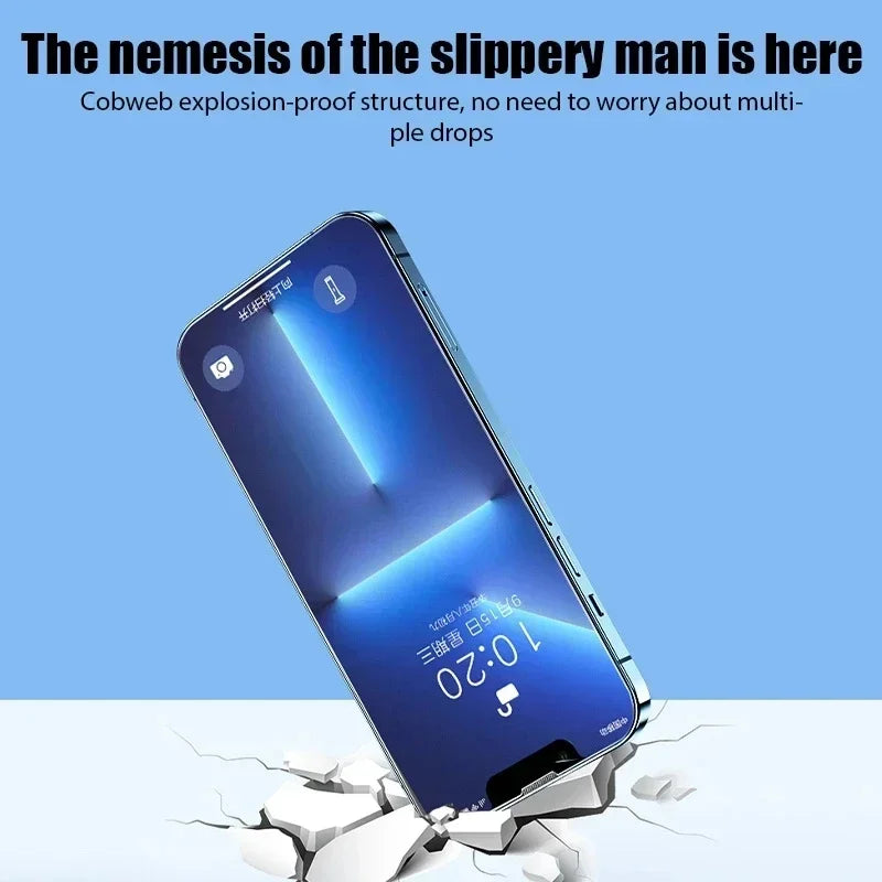 Frosty View Tempered Glass For iPhone 14 13 12 11 15 Pro Max