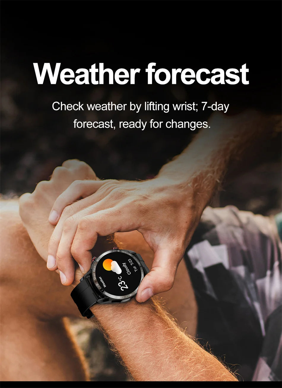 Smart Watch Men Multi-Sport Mode Heart Rate Health Monitoring Waterproof Business Smartwatch